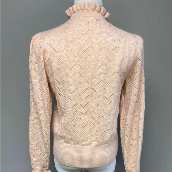 J. Crew Pink Cowl Neck Sweater in 100% Cashmere - Picture 6 of 7